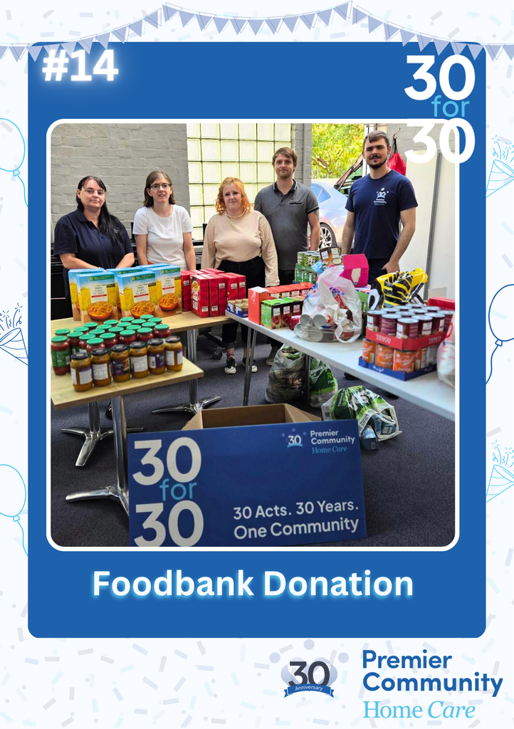Act 14 of 30: Premier Community Supports Kirkby Storehouse Foodbank with £250 Donation
