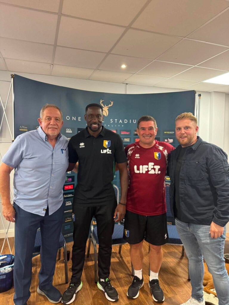 Mansfield Football Club with Joe Isterling