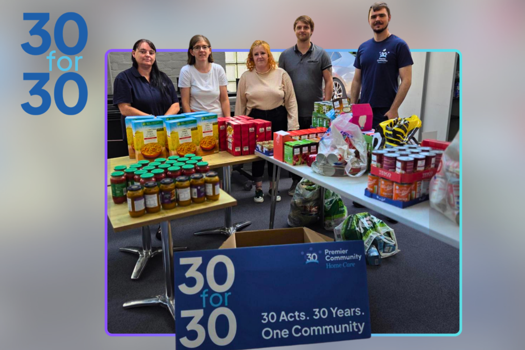 Act 14 of 30: Premier Community Supports Kirkby Storehouse Foodbank with £250 Donation