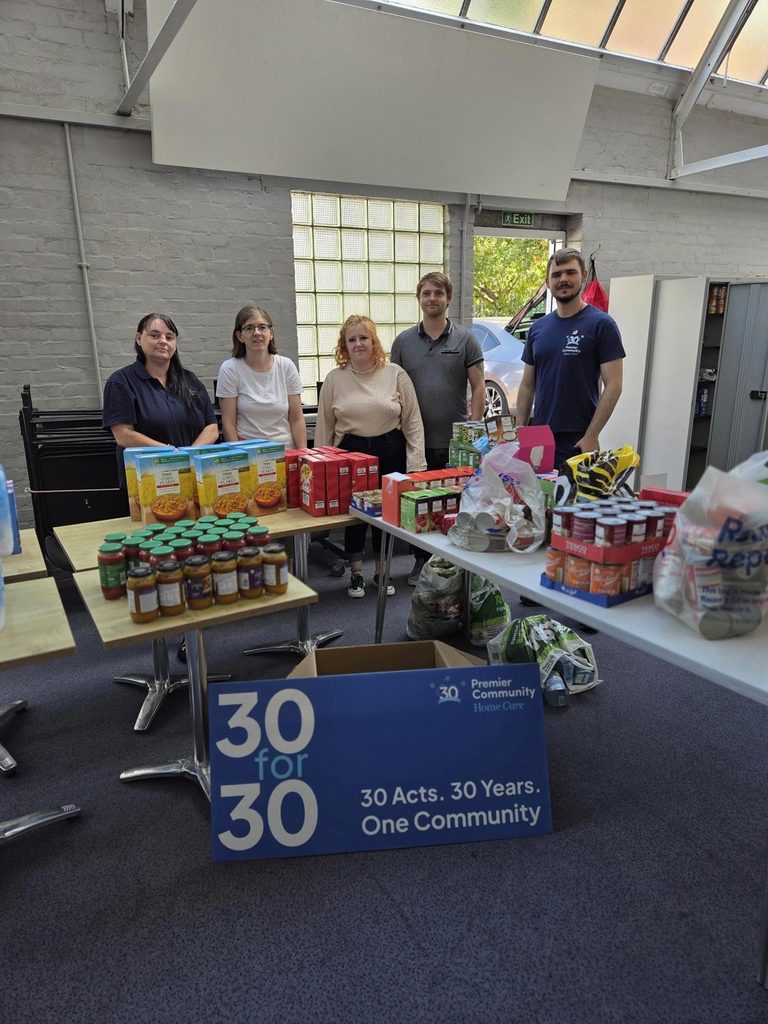 Act 14 of 30: Premier Community Supports Kirkby Storehouse Foodbank with £250 Donation